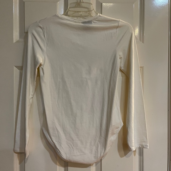 NEW ZARA Rolling Stone Long Sleeve Bodysuit Top Small XS Equivalent Girls XL 13 - Picture 8 of 8